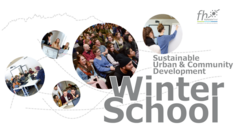 Plakat WinterSchool 2024: Sustainable Urban & Community Development